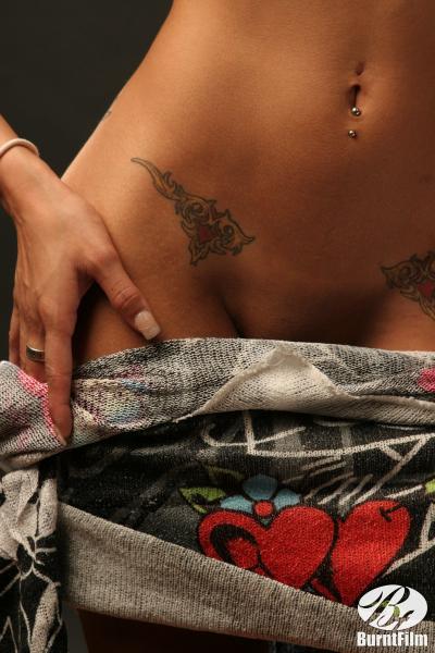 burntfilm ivy black tattoos hips