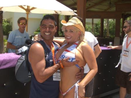 Propping up Claudia Maria